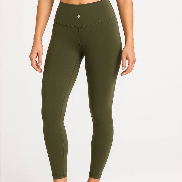 lululemon athletica Pants - Lululemon Align™ High-Rise Crop 23” Leggings – Olive Green – Women’s Size 10​